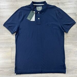NWT Rodd & Gunn XL Navy Eclipse Polo Shirt Sports Fit Australian Cotton Logo